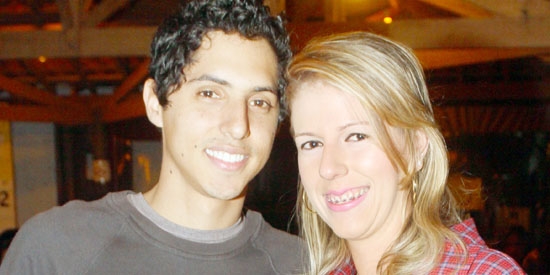 Rubens Maranha e Aline Borini em pré-festa para a Expoagro na Venda do Rico na semana passada 